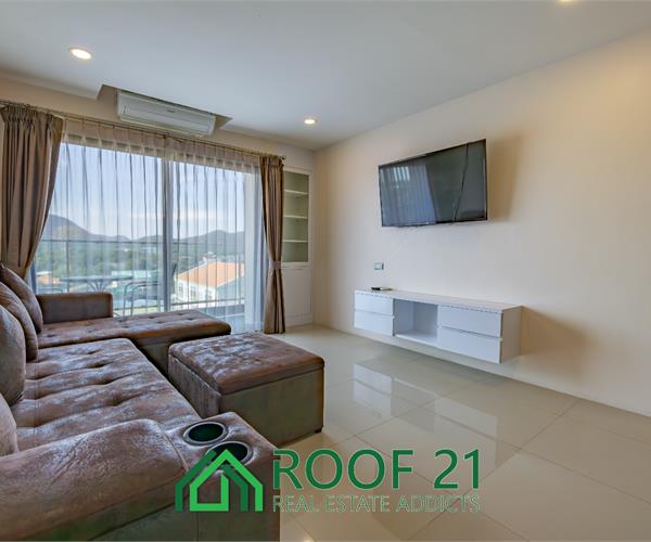 Sea and Sky Condo Bang Saray 2 bedroom 2 bathroom comes with sea and mountain views. In a quiet location