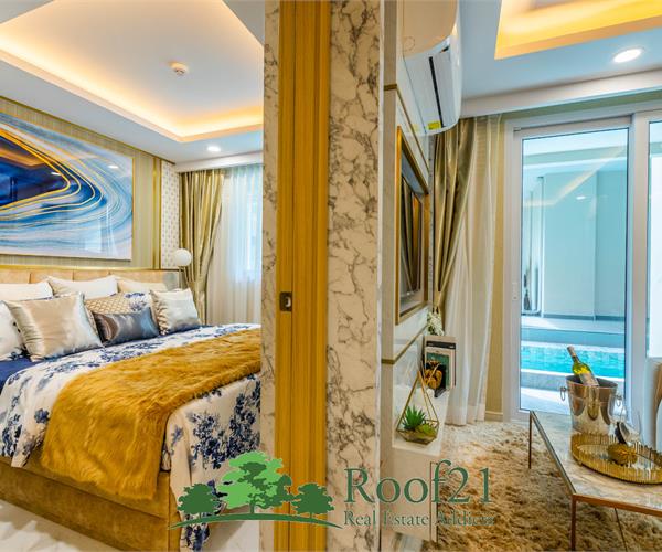 Hot sale! Luxury decorated 1 Bedroom Pool view near Jomtien Beach /P-0032D